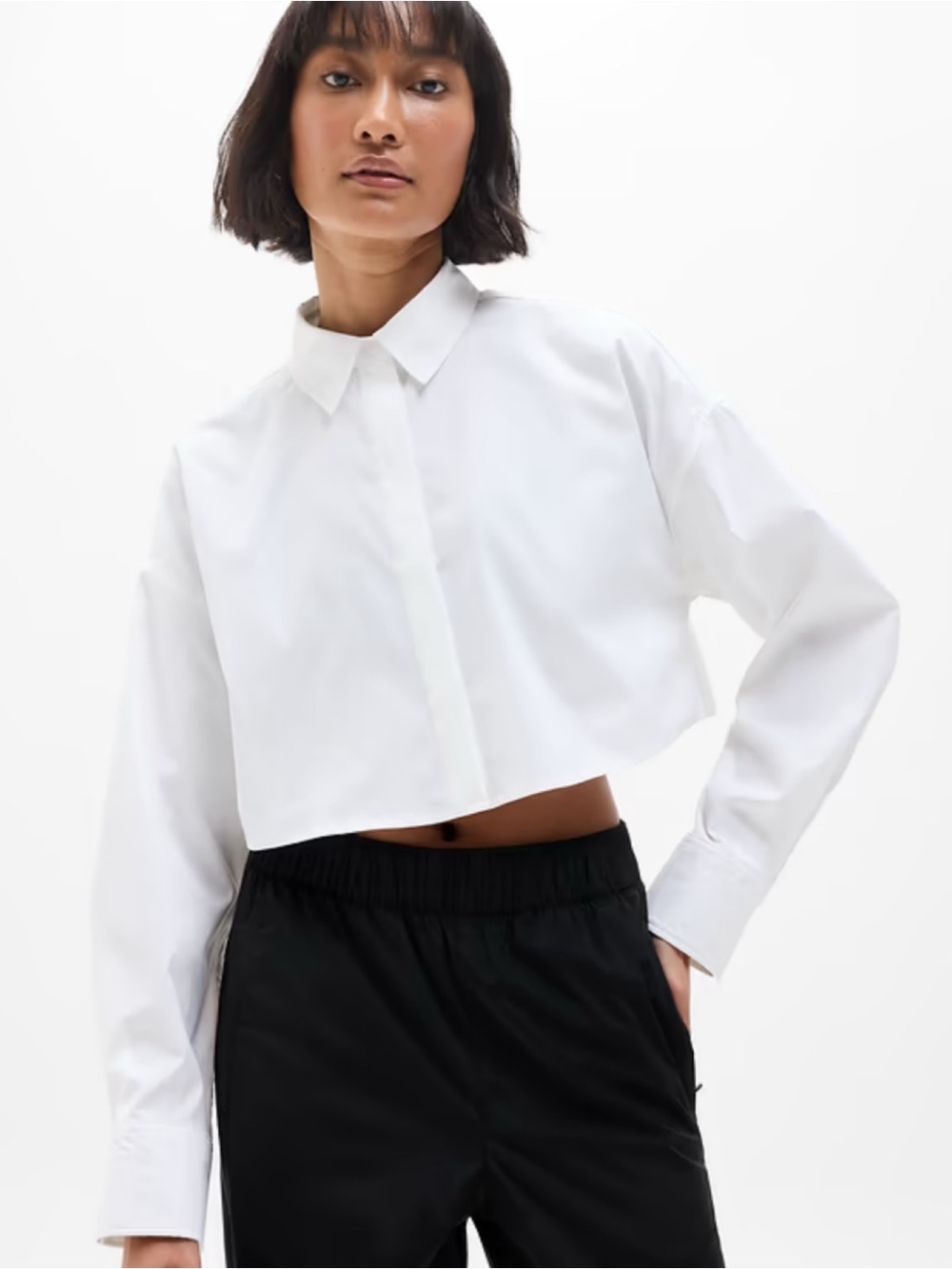 Athleta Midday Ultra Cropped Shirt
Size Large